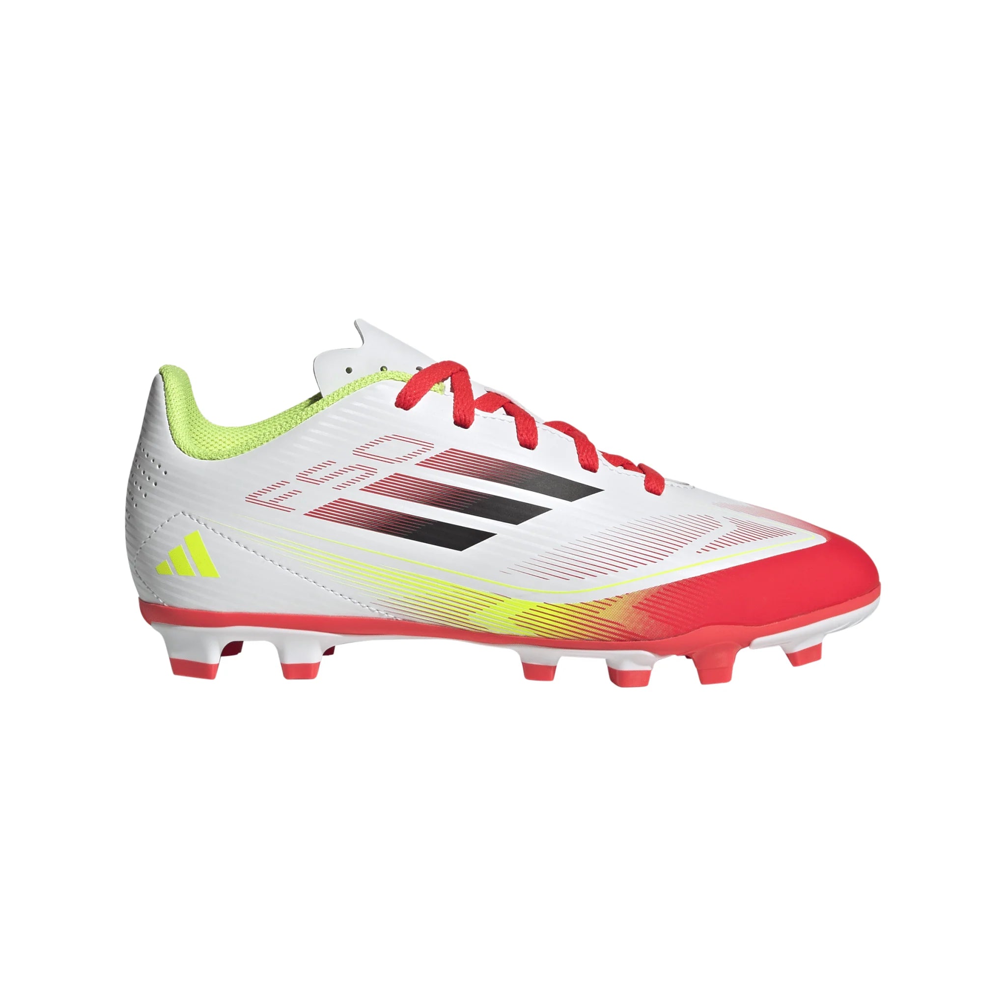 adidas F50 Club Firm Multi Ground Boots Kids White Black