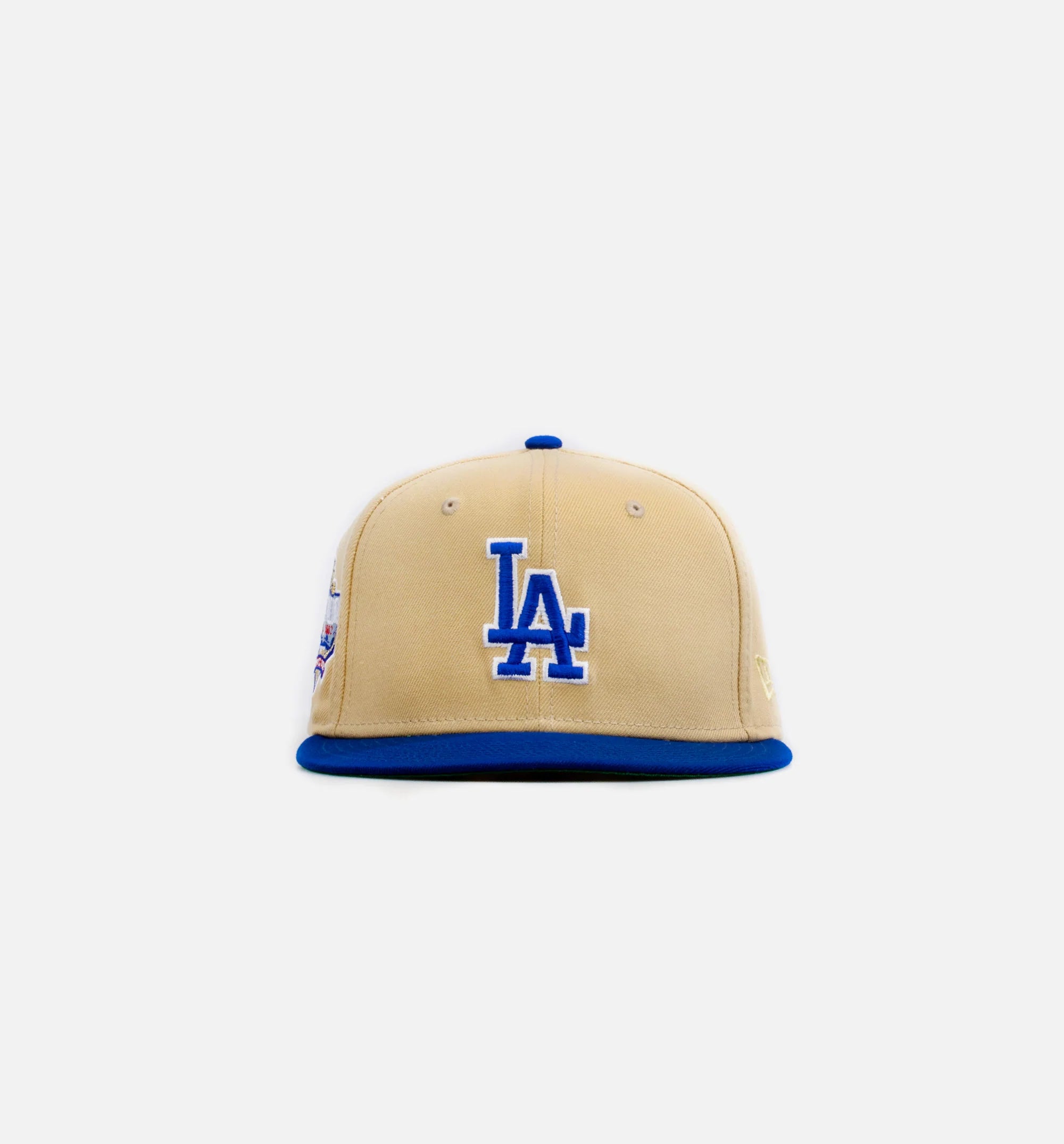 Los Angeles Dodgers Gold Dome 59Fifty Mens Fitted Hat Gold Blue