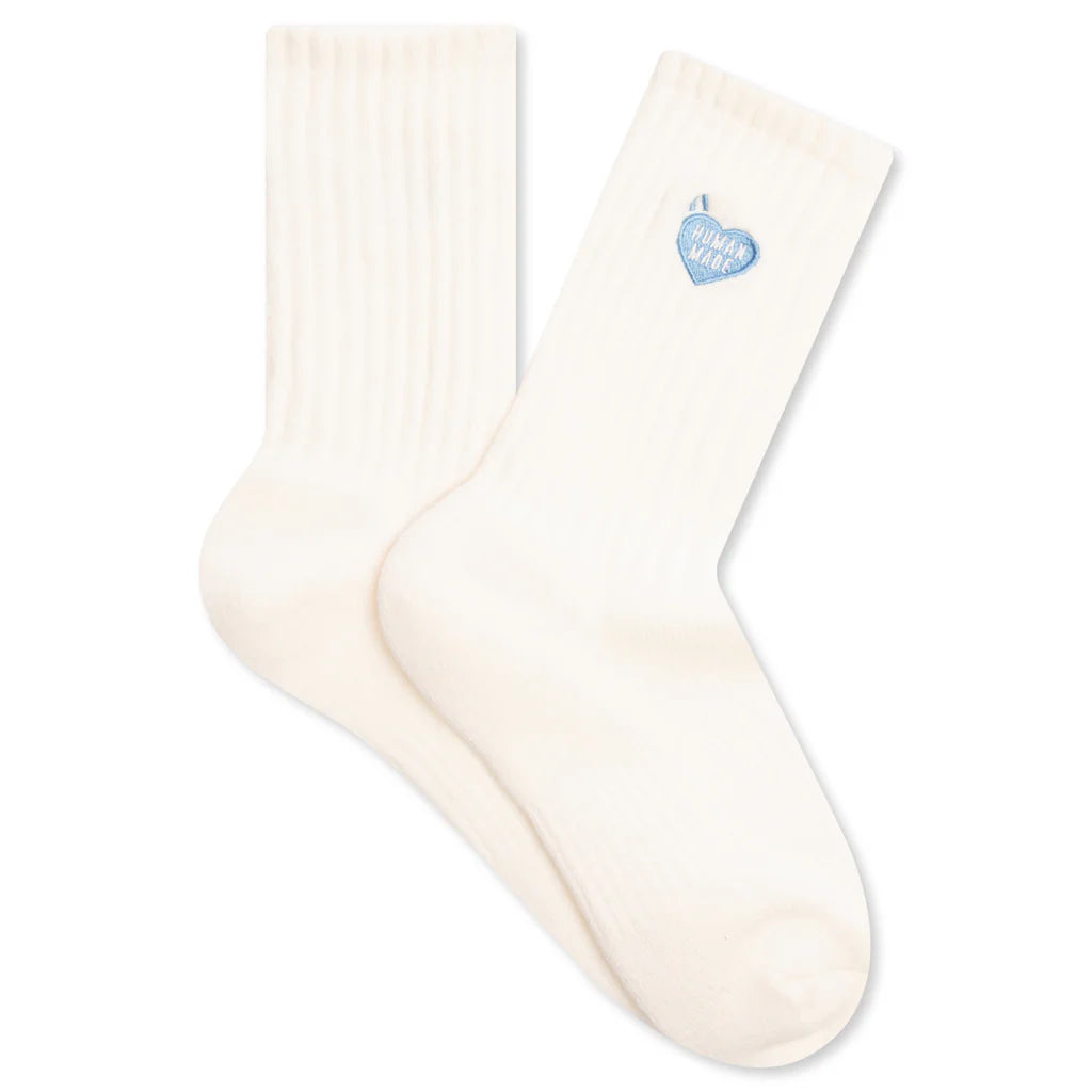 Pile Socks White