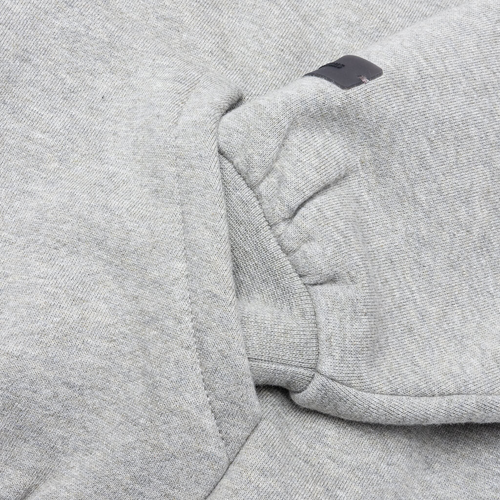 Kids Fleece Zip Up Hoodie Concrete Heather
