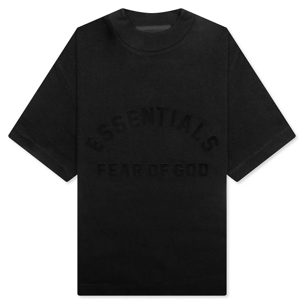 Essentials Kids S S Tee Black