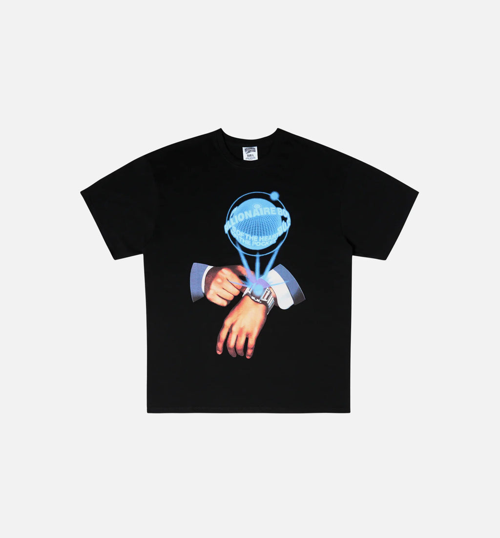 Holly Mens Short Sleeve Shirt Black