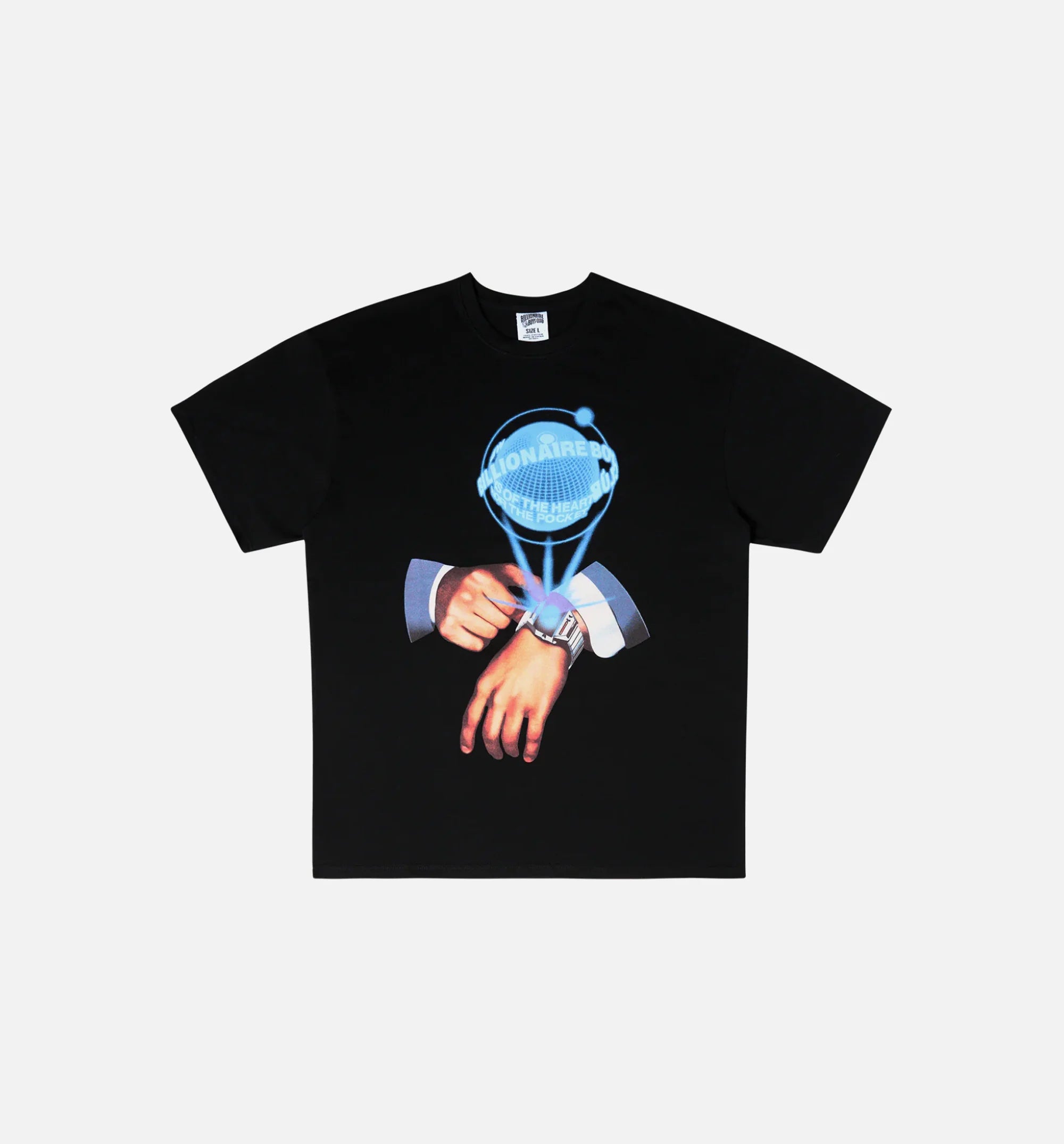Holly Mens Short Sleeve Shirt Black
