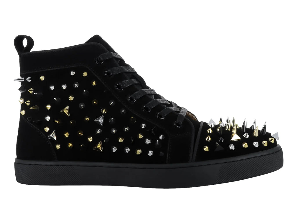 Tenis Barabas Negro con Estoperoles para Hombre