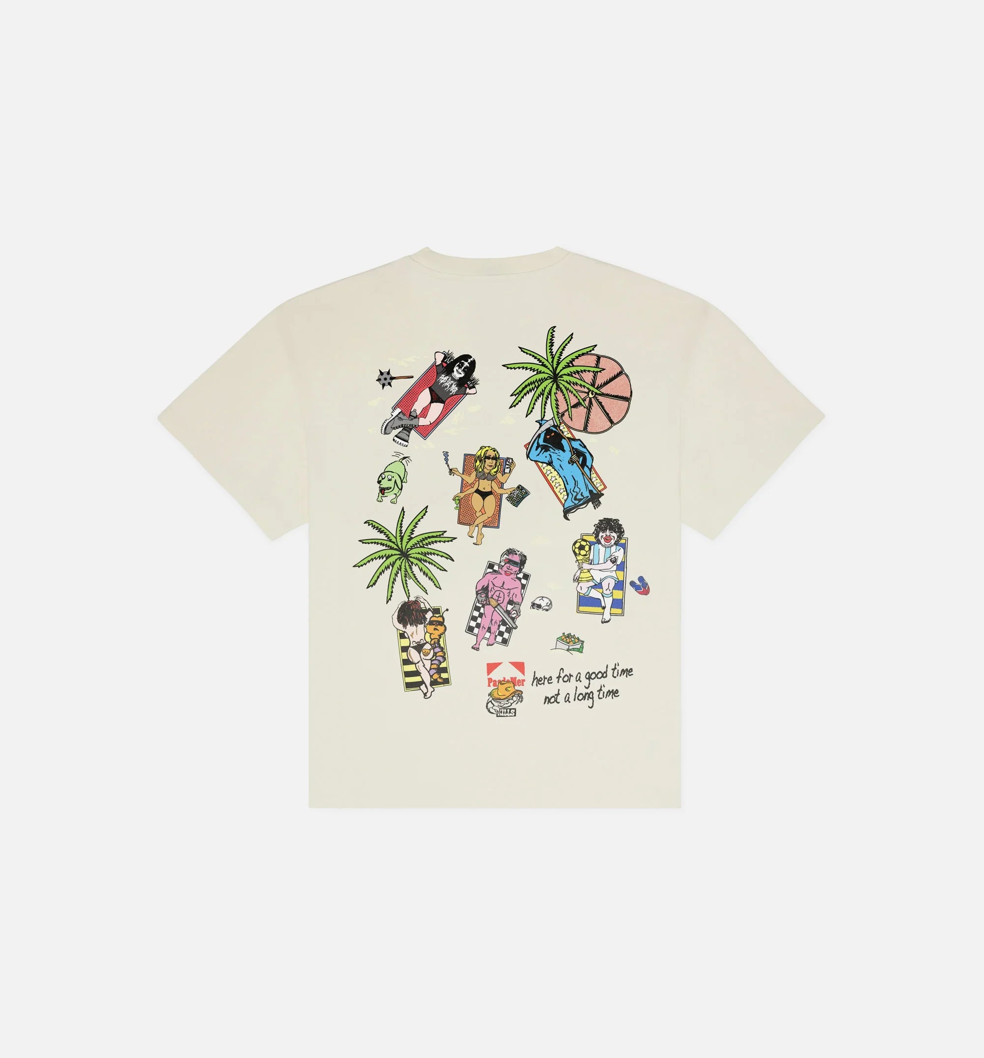 Sunburn Mens Short Sleeve Shirt Cream