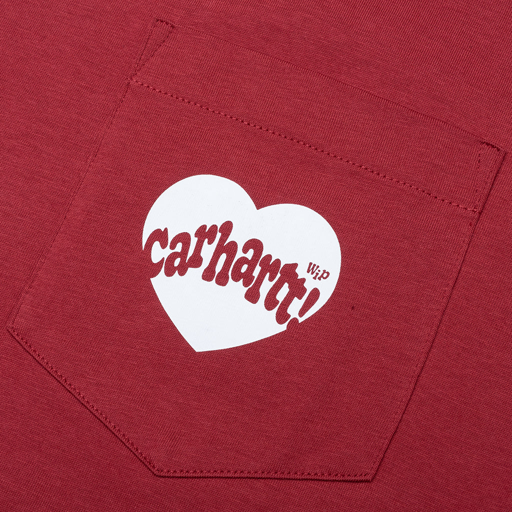 Amour Pocket S S T Shirt Tuscany White