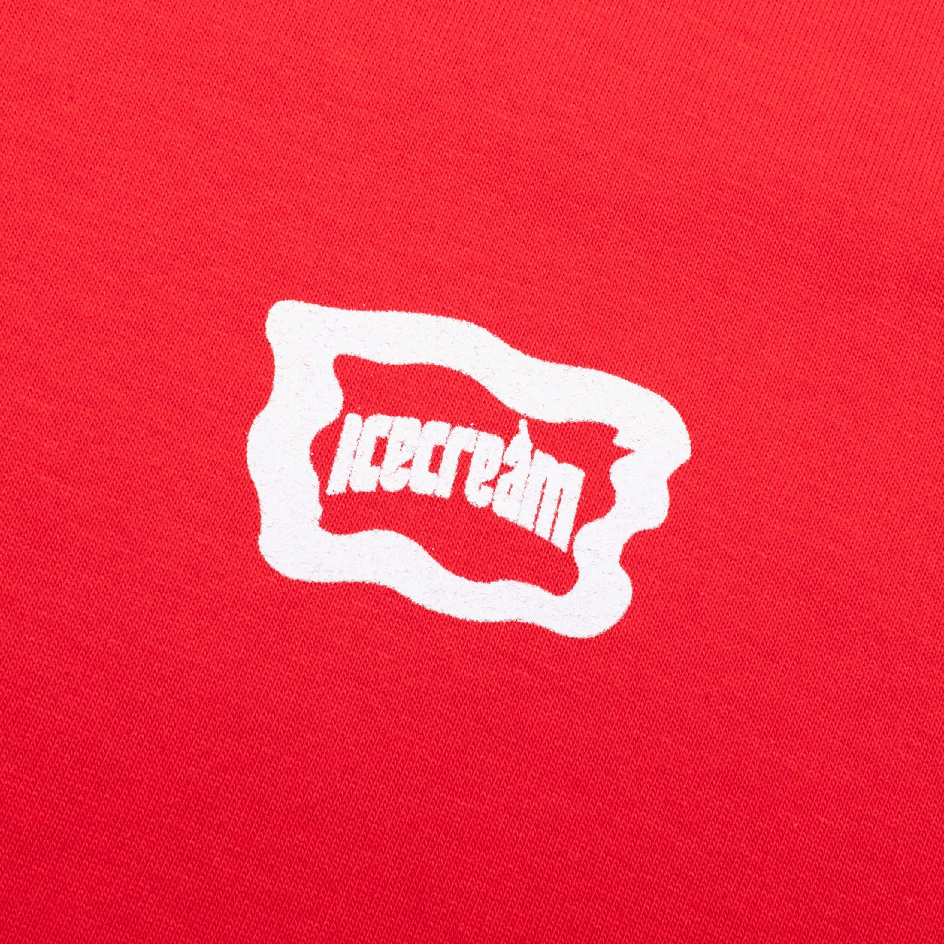Feature x Icecream Rings Short Sleeve Tee Tomato Red