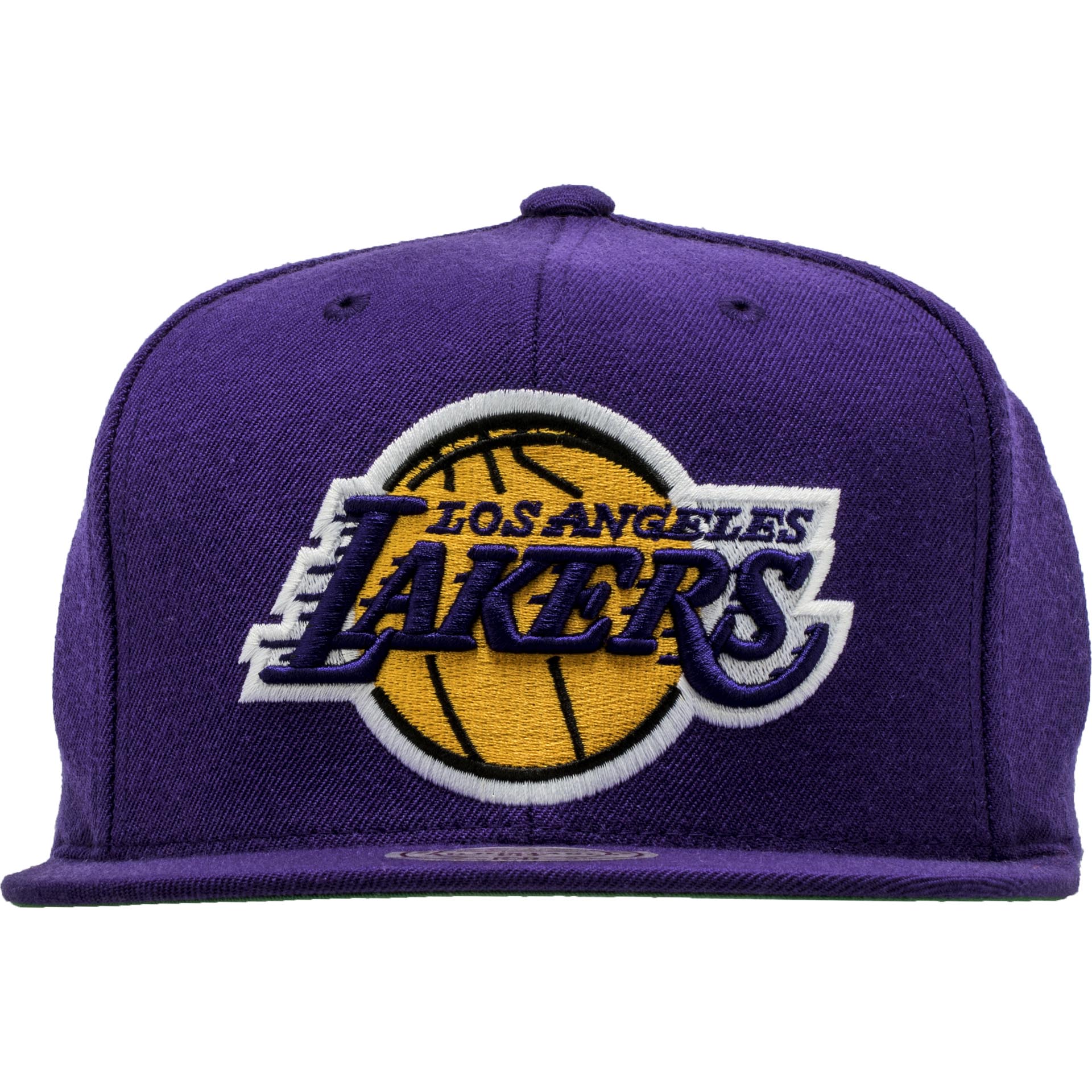 Los Angeles Lakers NBA Snapback Hat Mens Purple Yellow