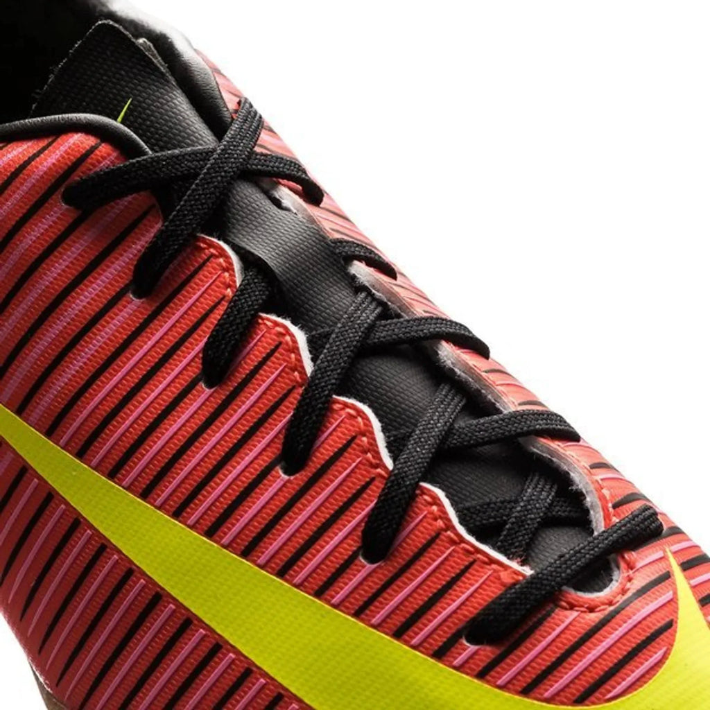 Nike Jr MercurialX Vapor XI IC Indoor Soccer Shoes Total Crimson Black Volt