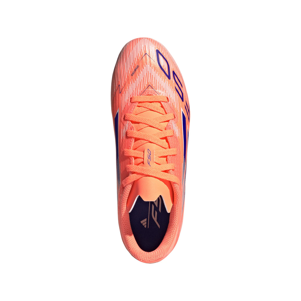 adidas F50 League FG MG Youth Soccer Cleats Orange Blue White