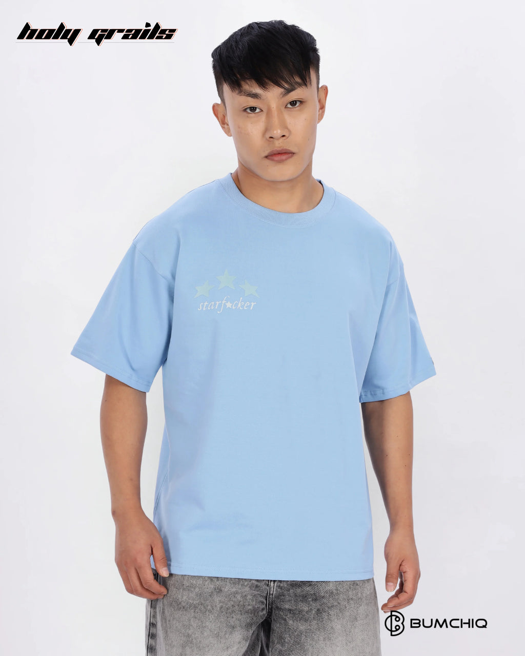 Baby Born Blue Oversize Tee HG x Bumchiq
