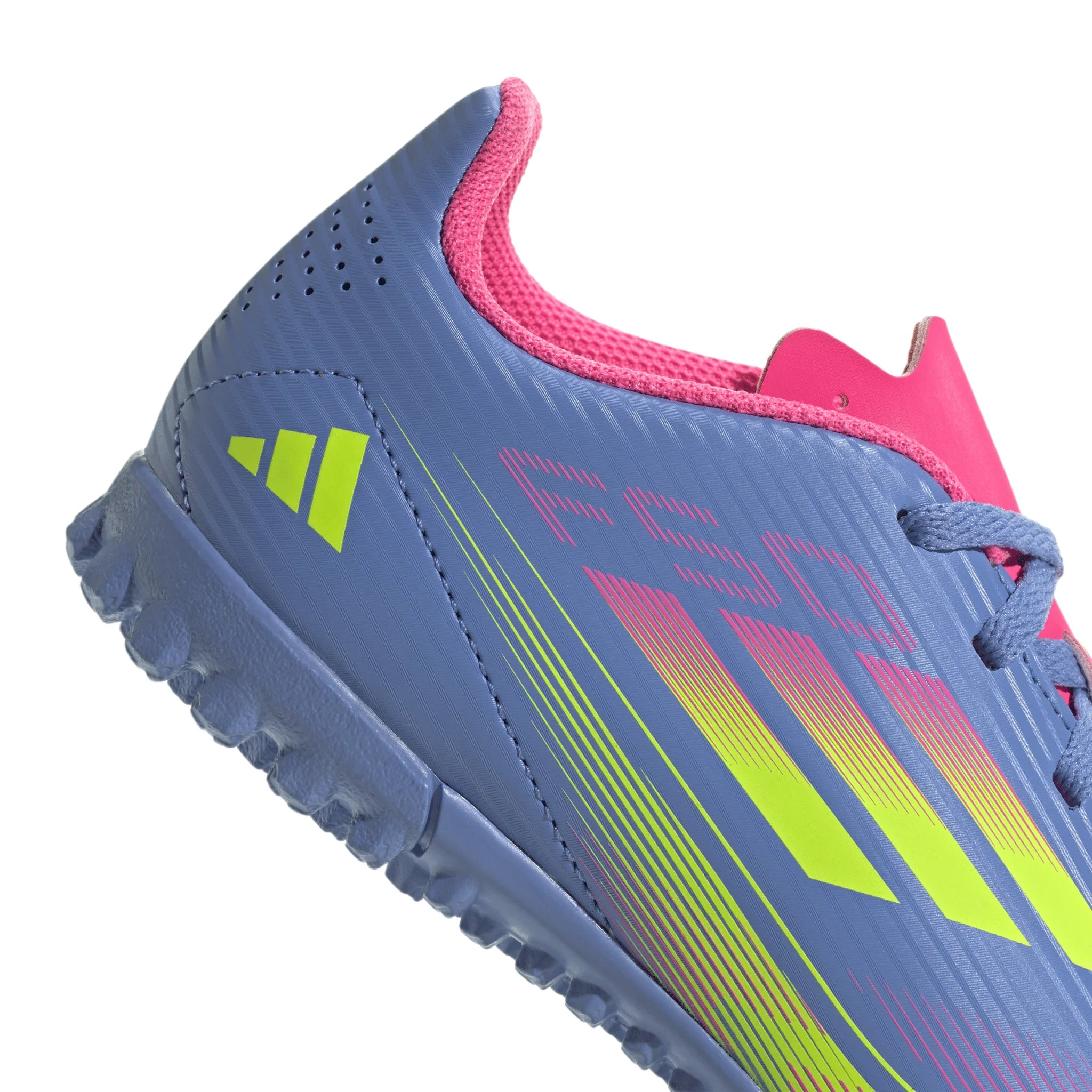 adidas F50 Club Turf Boots Junior Blue Lemon