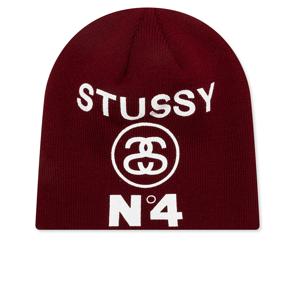 Skullcap Number 4 Maroon