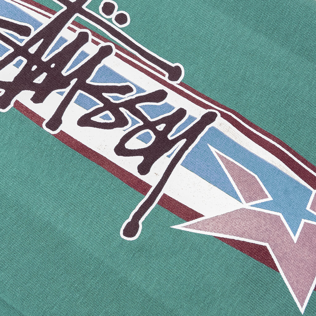 Two Star Pigment Dyed L S Tee Pine