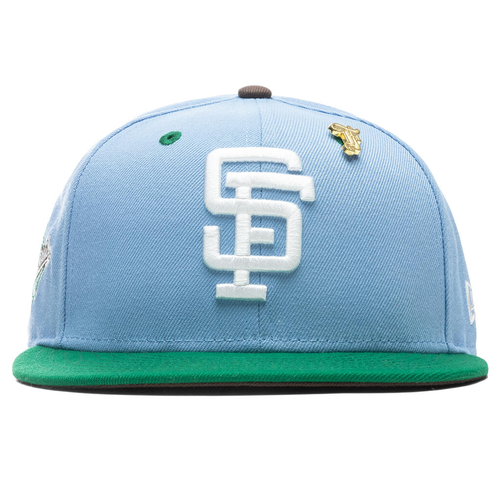 Feature x New Era Earth San Francisco Giants Fitted Birdseye Blue Kelly Green