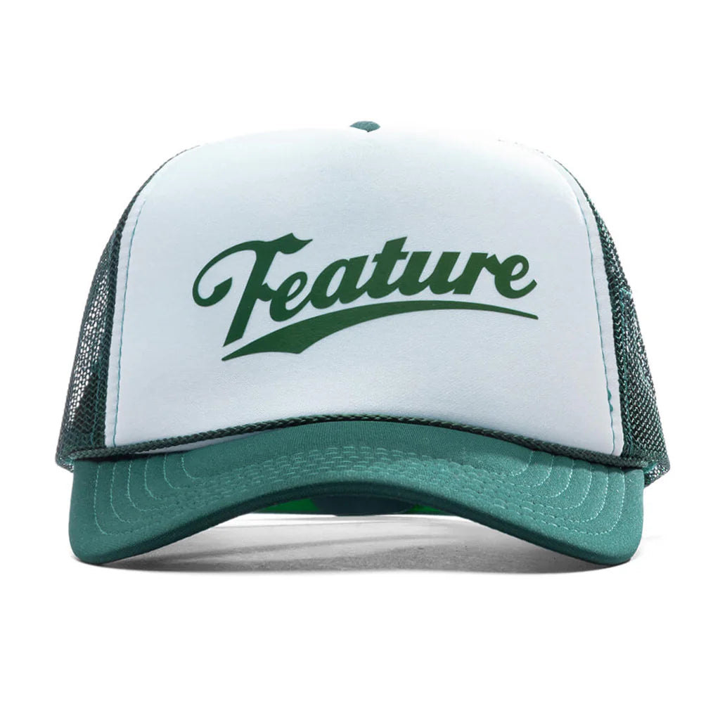 Frew Trucker Hat Dark Green White