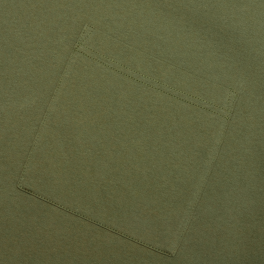 Jersey Braque Pocket Tee Dark Olive