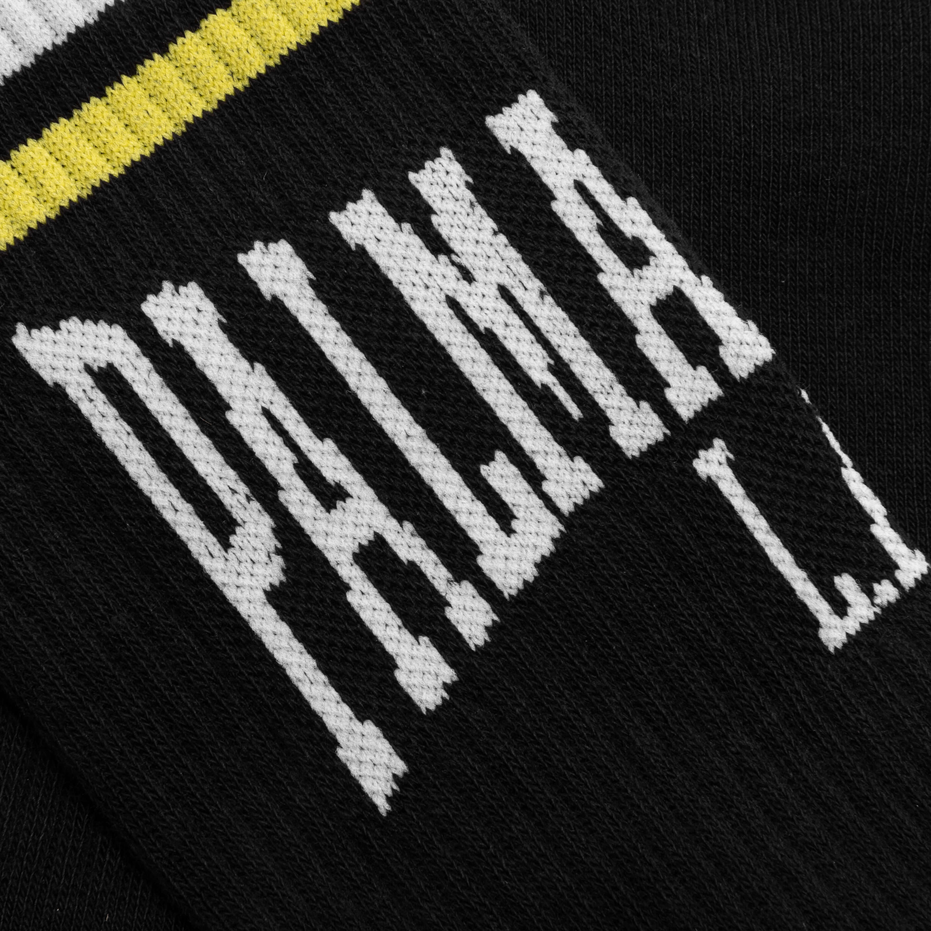 College Socks Black Off White