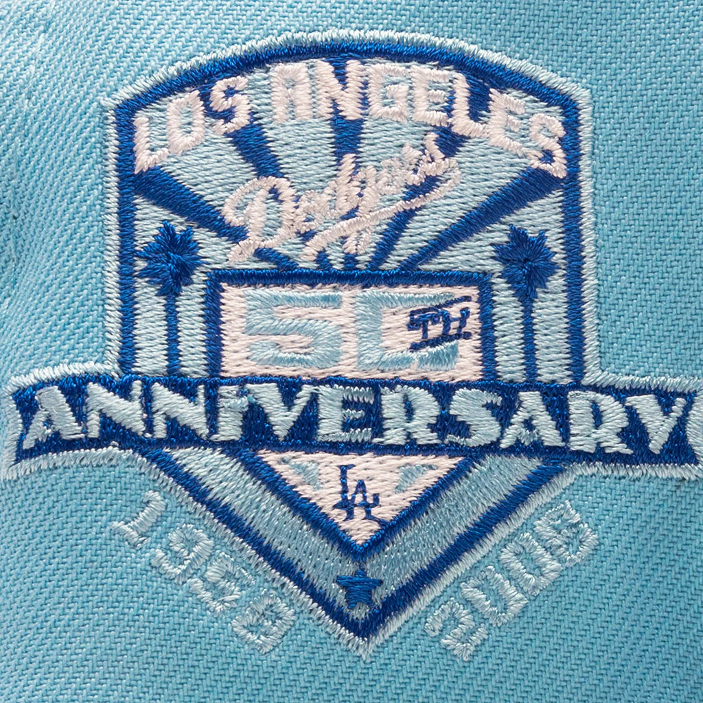 FEATURE x New Era 59FIFTY Fitted LA Dodgers Cooperstown Doscientos Blue Azure Blue Grey