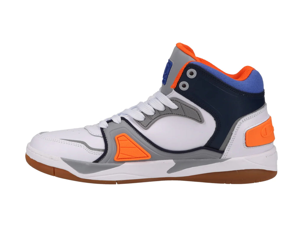 Tenis Champion Rezone Drill Blanco Gris y Marino para Hombre