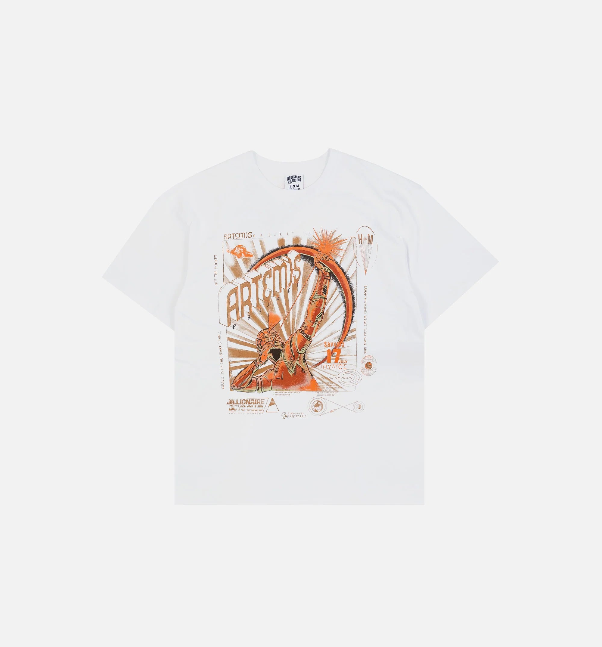 Artemis Poster Mens Short Sleeve Shirt White