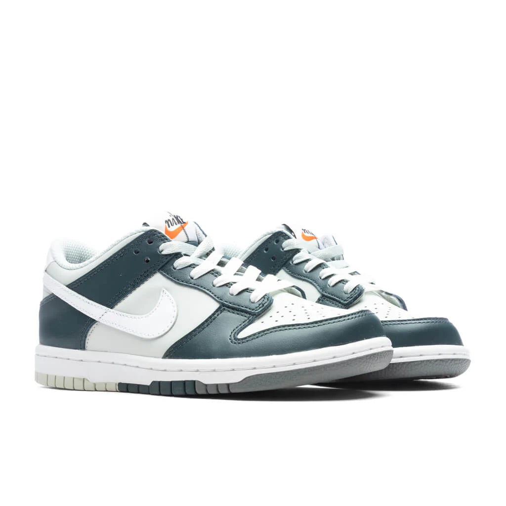 Dunk Low GS Deep Jungle White Light Silver