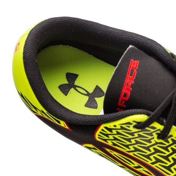 Under Armour Clouthfit Force 20 FG JR Soccer Cleats Yellow Black Red