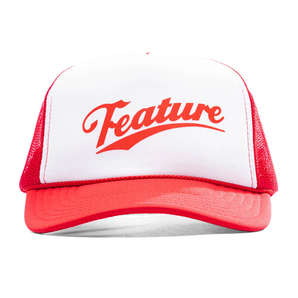 Frew Trucker Hat Red White
