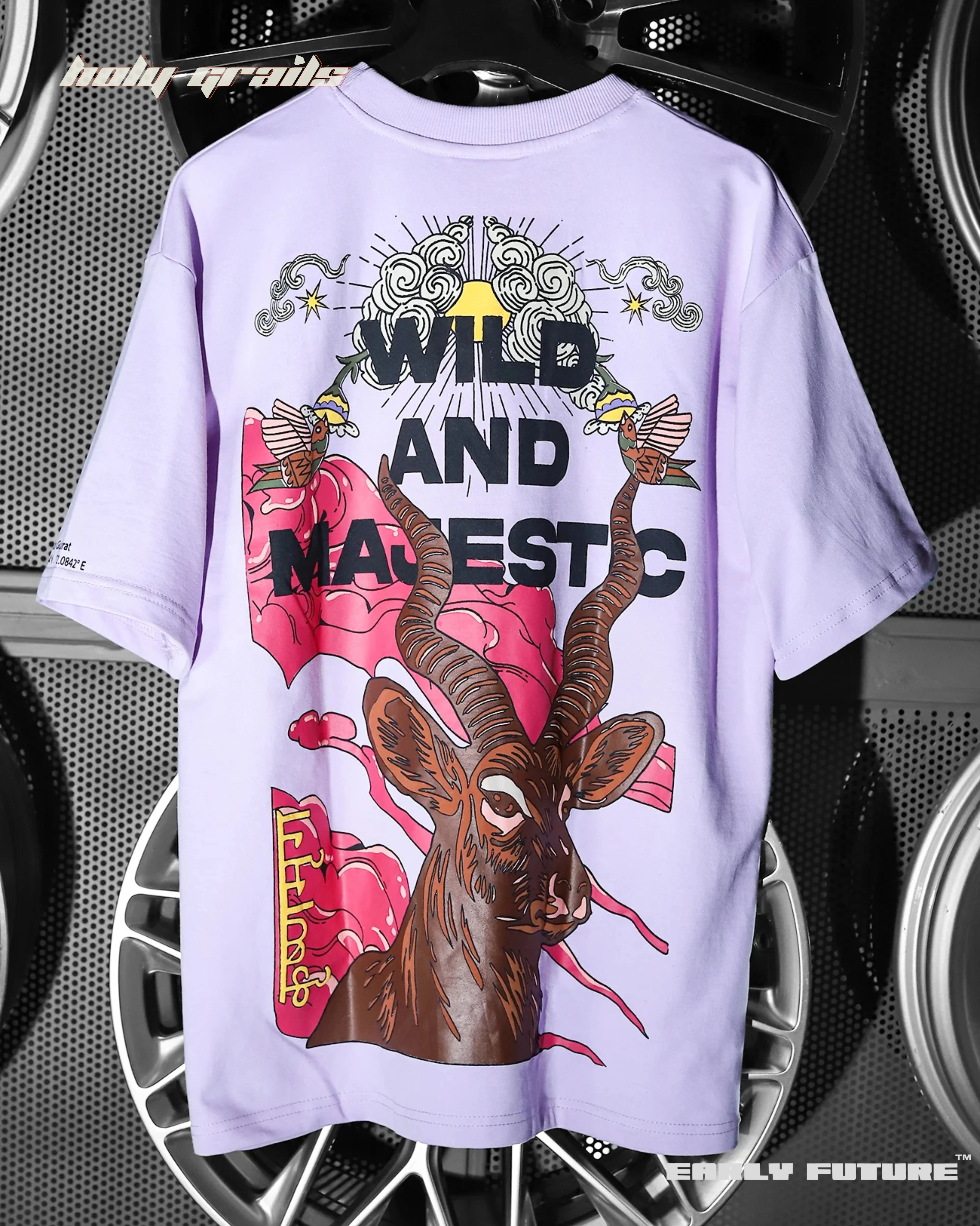 Wild And Majestic Cosmic Lilac Oversize Tee HG x Early Future