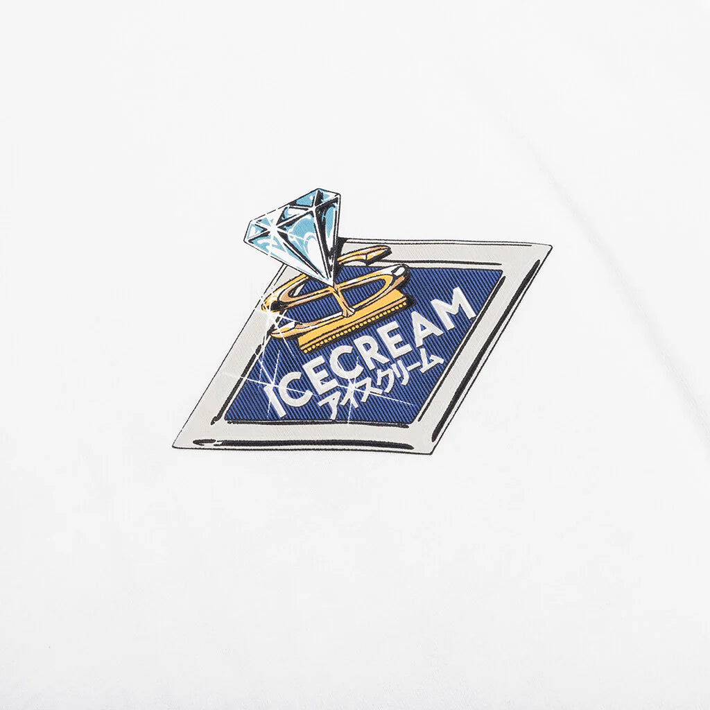 Ice Wagon S S Tee White