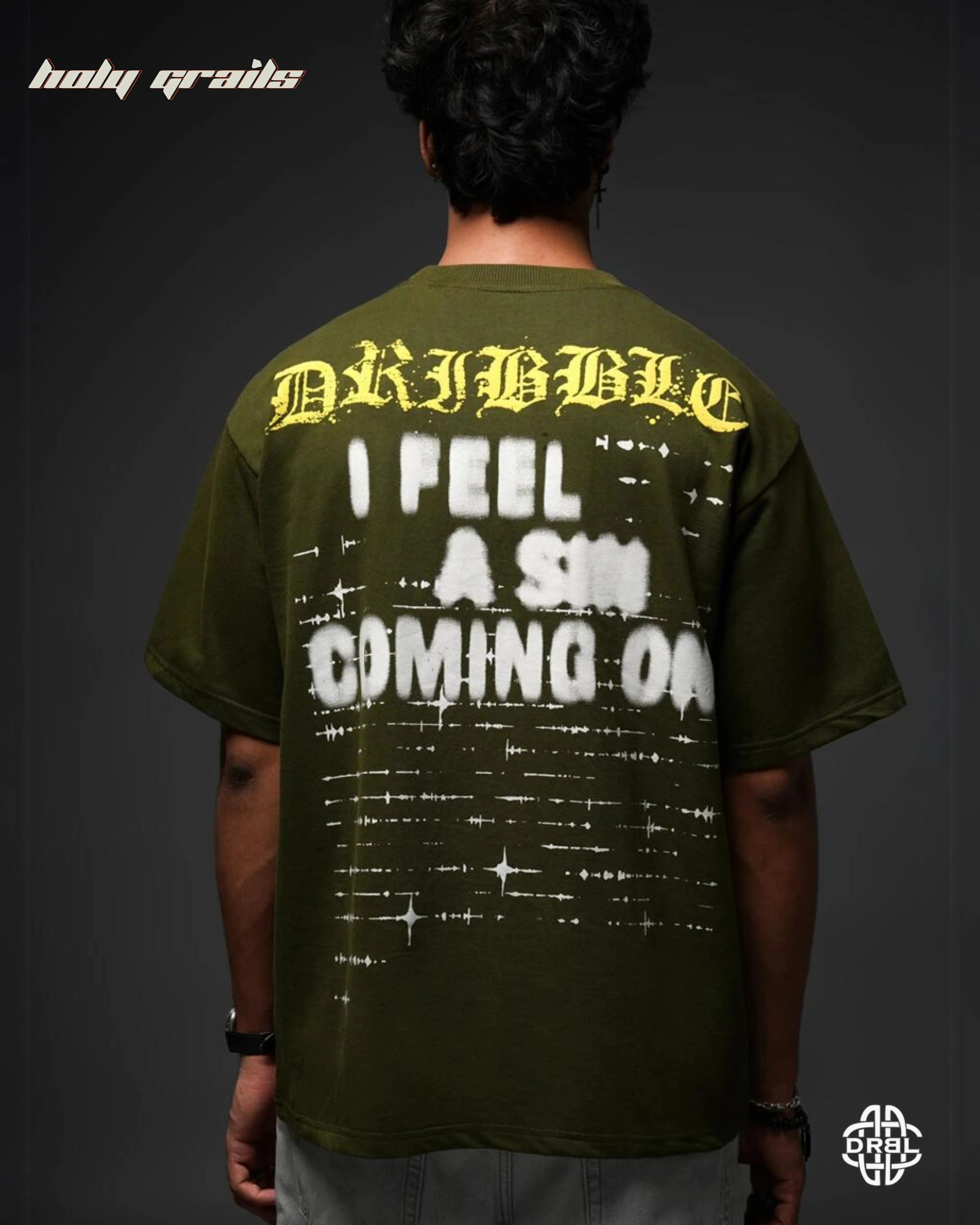 Sniful Shadows Olive Tee HG x DRBL