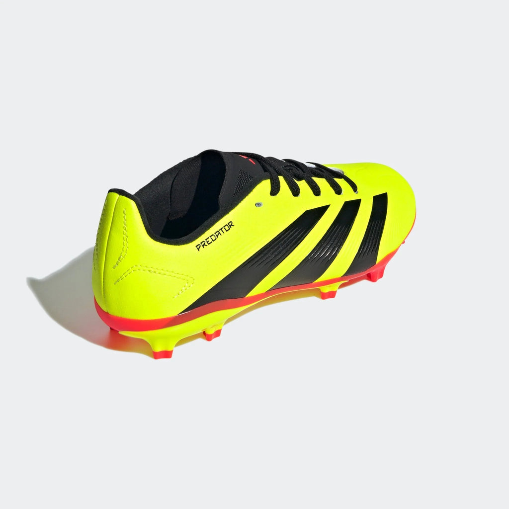 adidas Predator League FG J Firm Ground Soccer Cleats Team Solar Yellow Black Solar Red