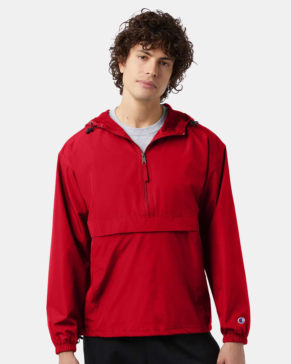 Champion Mens Packable Anorak Jacket CO200