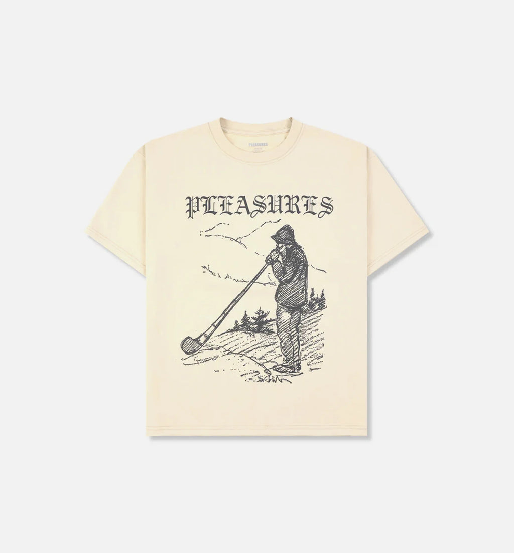 Pipe Tee Mens Short Sleeve Shirt Sand