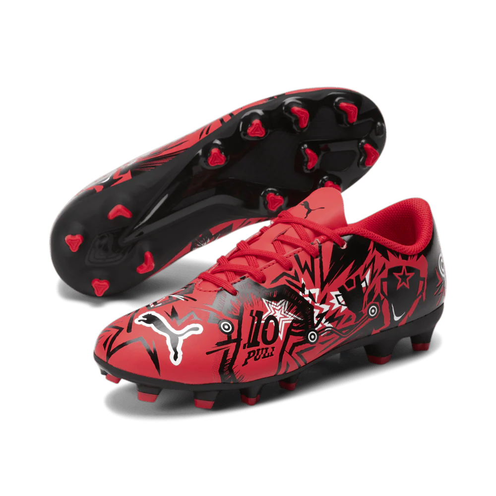 PUMA Ultra Play Christian Pulisic special edition FG AG JR Youth Soccer Cleats Red Black