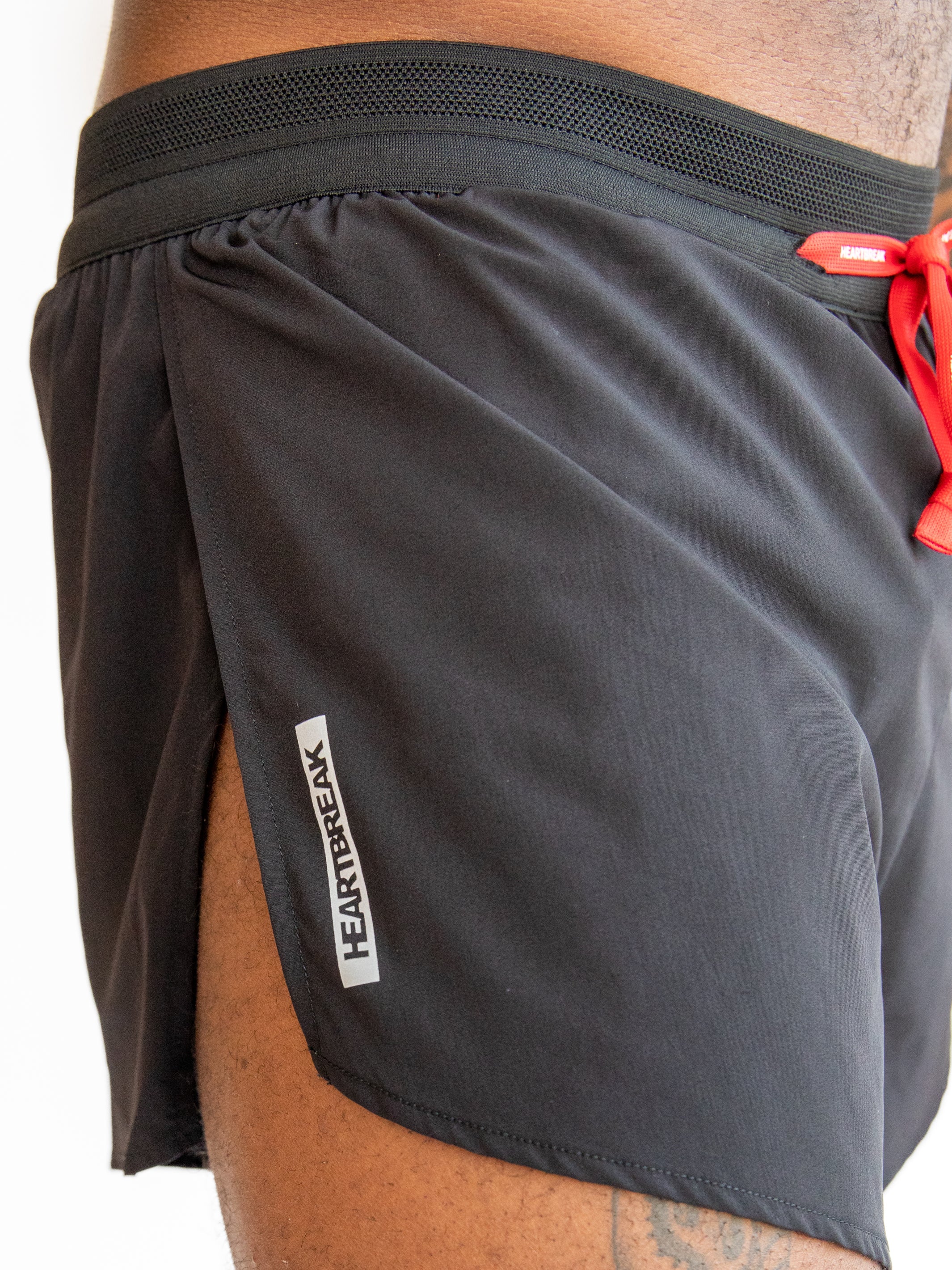 Heartbreak Mens Bear Cage 2 High Split Shorts