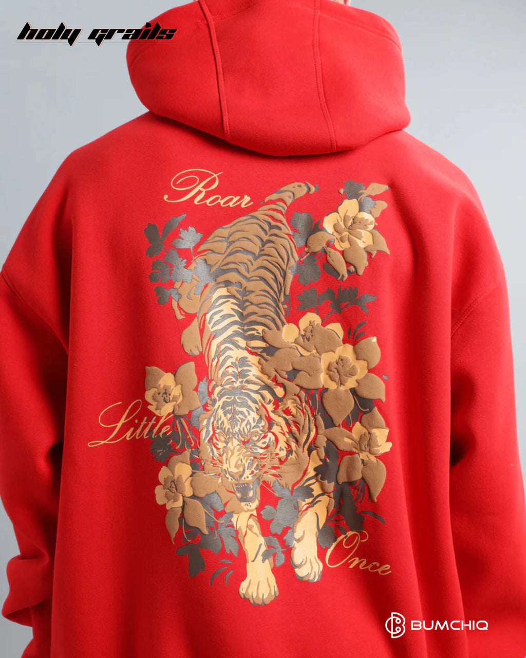 Tiger Roar Red Hoodie HG x Bumchiq