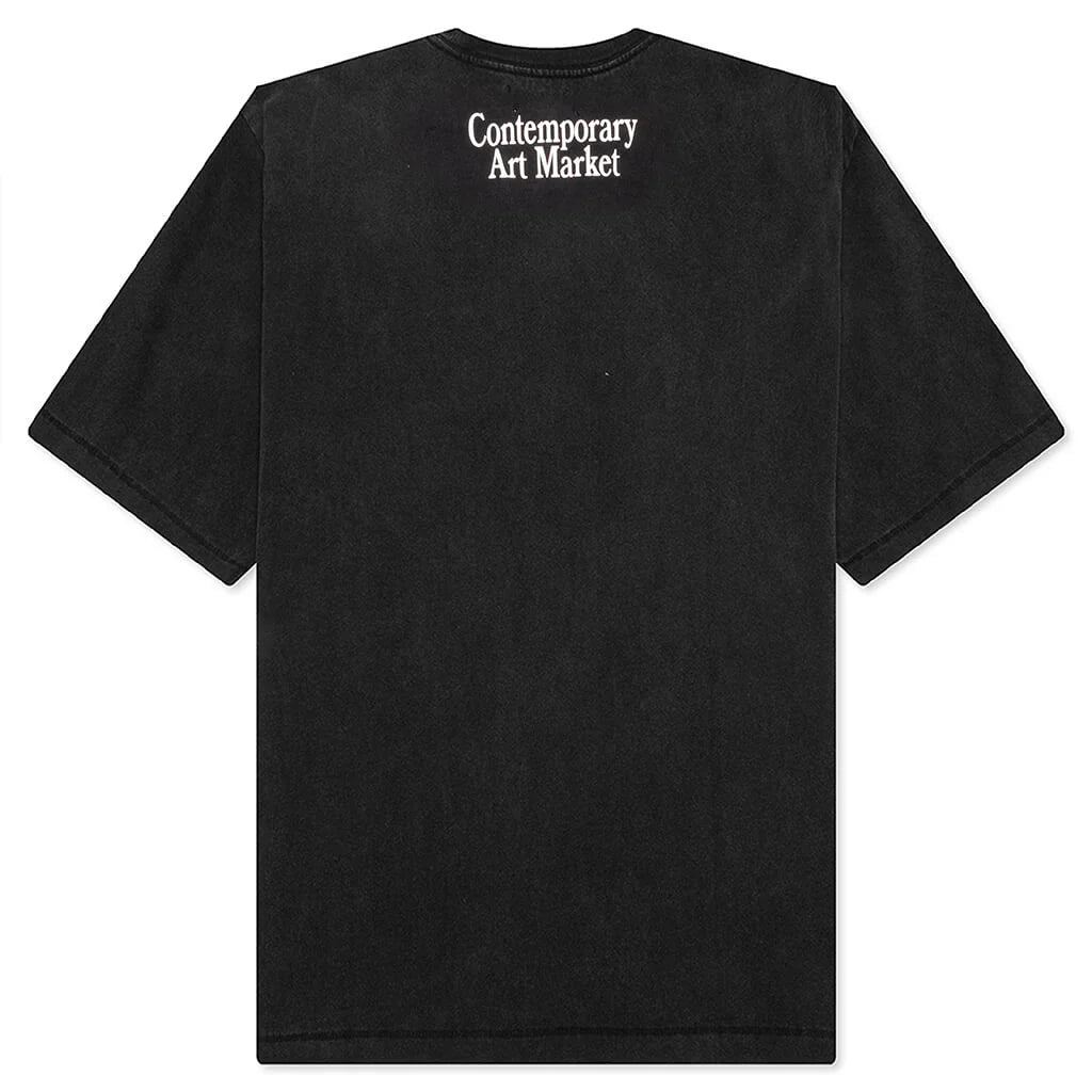 Infinity Bear T Shirt Washed Black