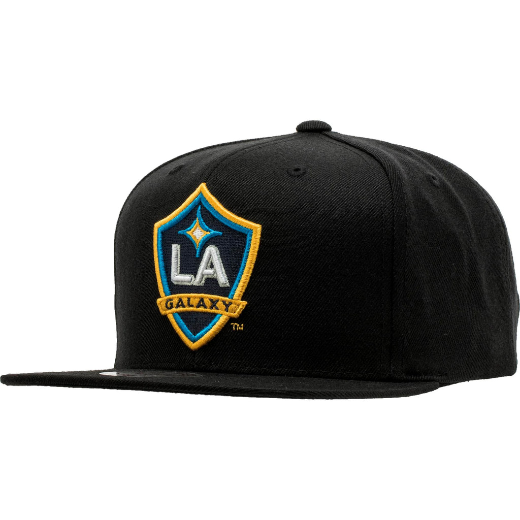 Los Angeles Galaxy MLS Snapback Mens Hat Black Yellow