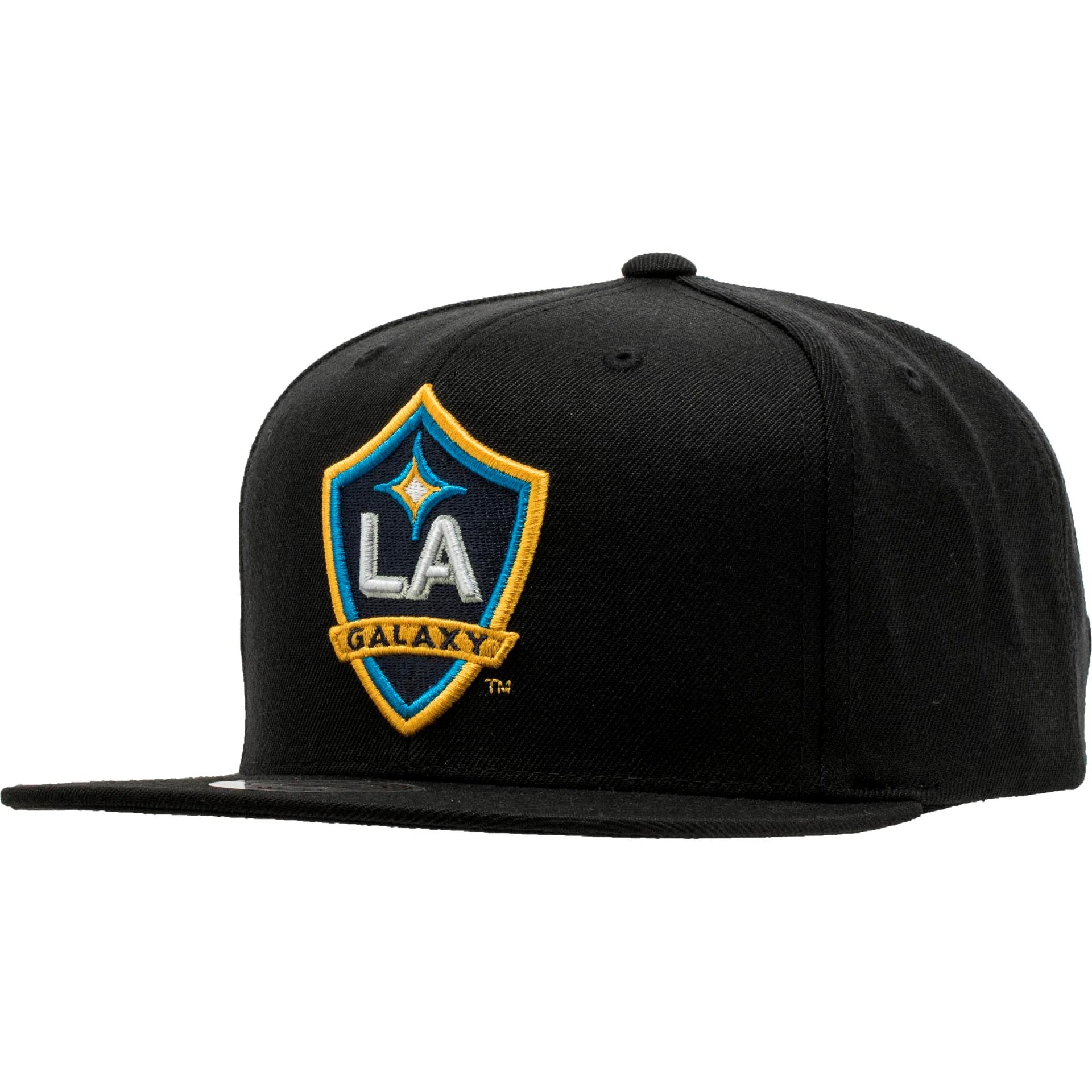 Los Angeles Galaxy MLS Snapback Mens Hat Black Yellow