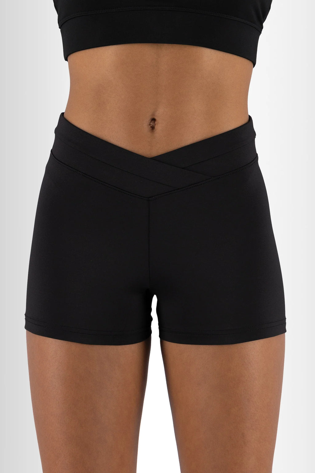 High Rise Crossover Compression Short