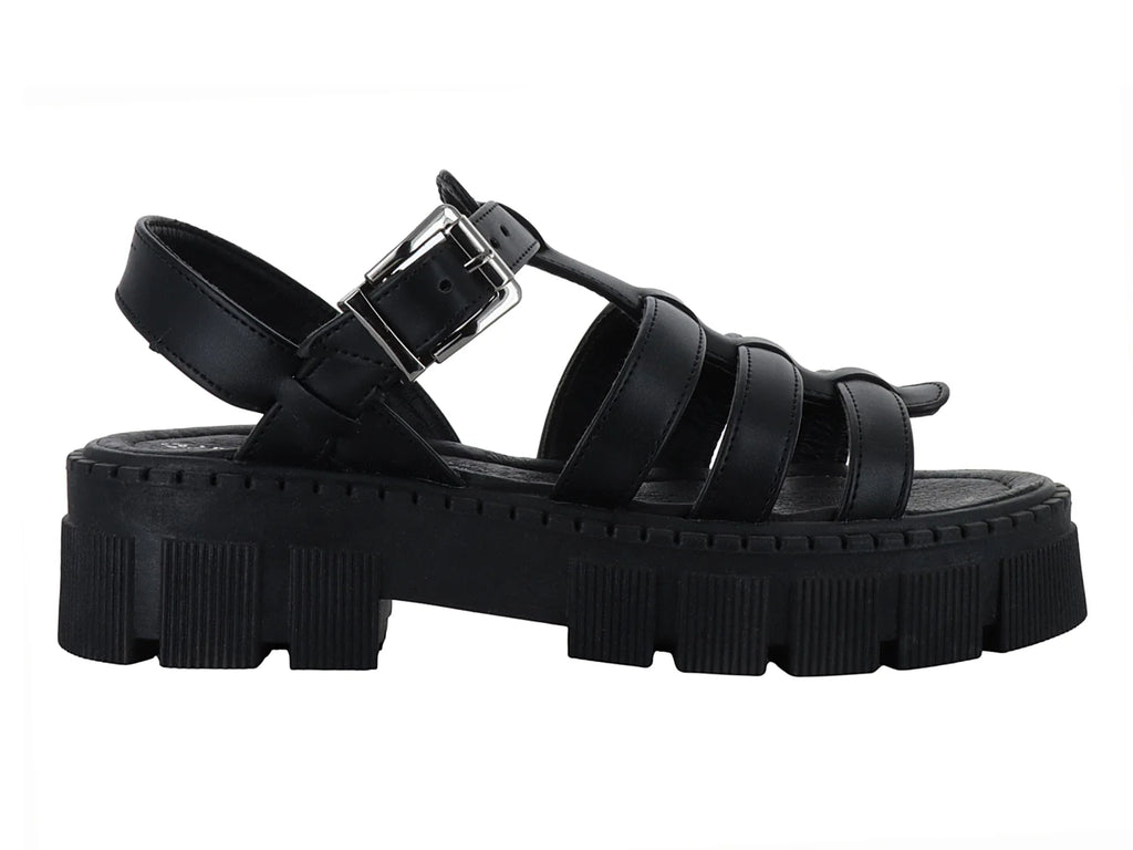 Sandalias MELIANA Plataforma Negro para Mujer