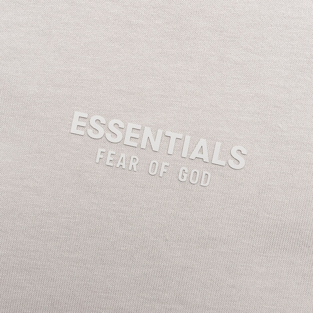 Essentials L S Tee Silver Cloud