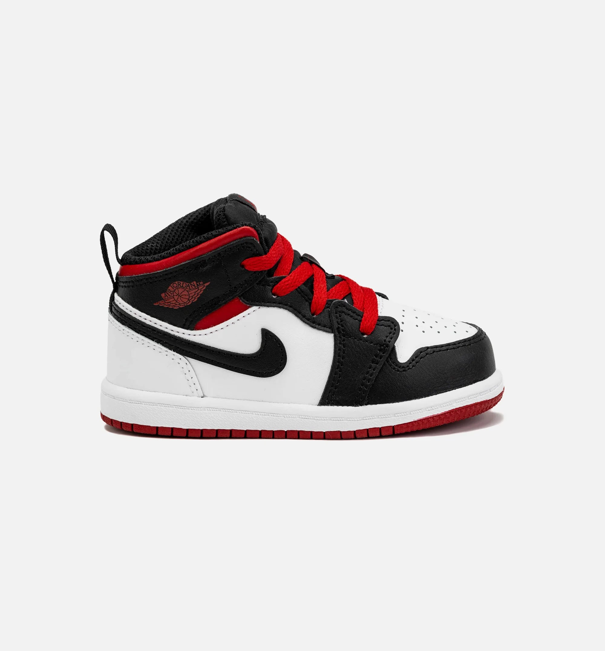 Air Jordan 1 Retro Mid SE Gym Red Infant Toddler Lifestyle Shoe White Black Gym Red