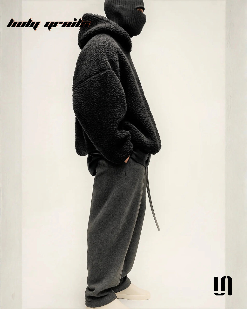 Sherpa Furr Black Hoodie HG x Sullitt