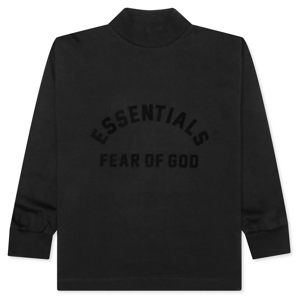 Kids L S Tee Jet Black