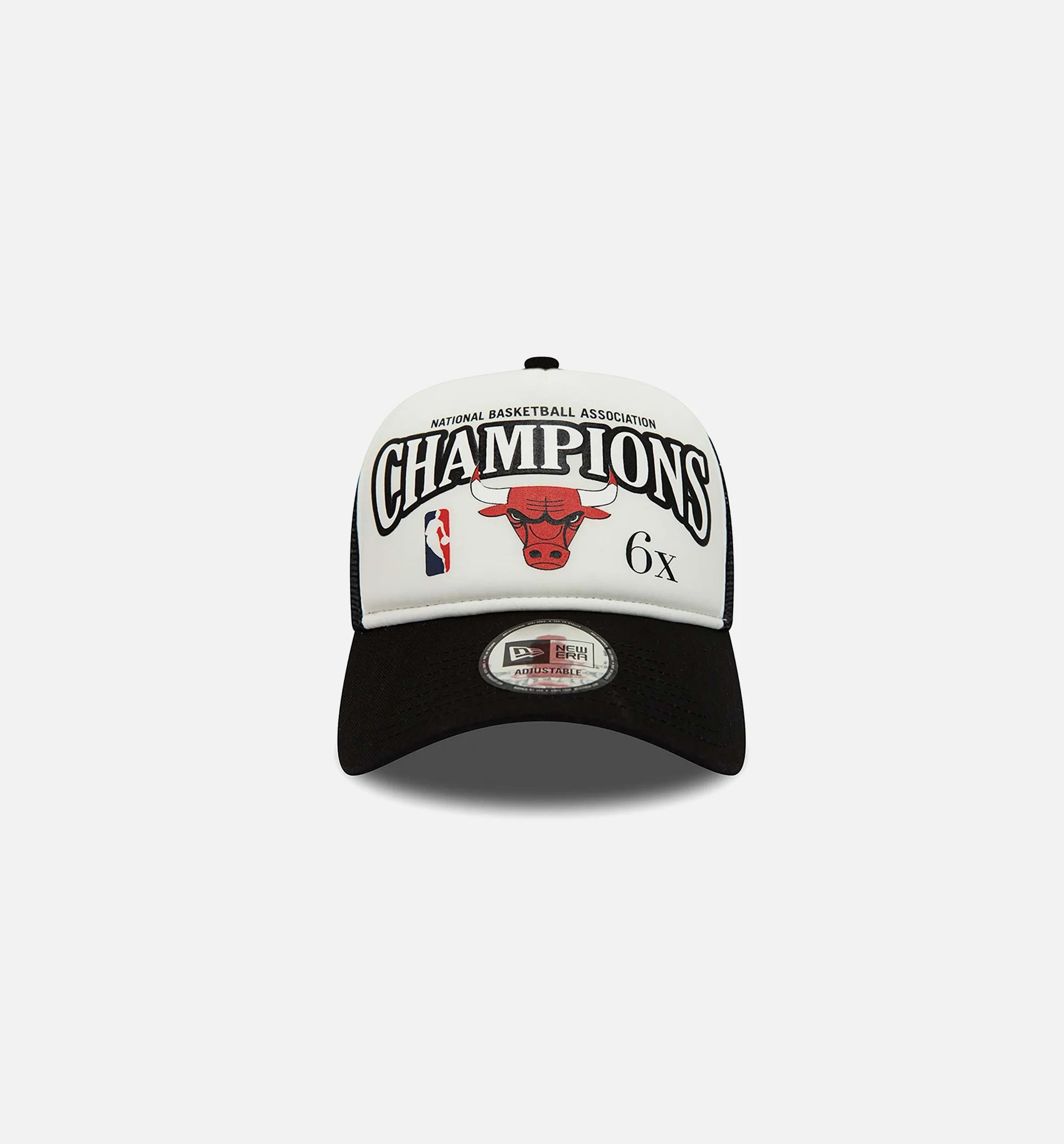 Chicago Bulls Champions Trucker Mens Hat Black White