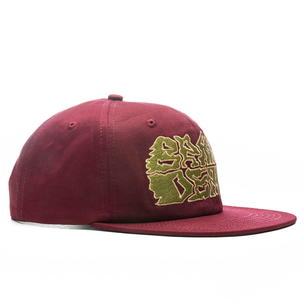 Prehistoric Twill Six Panel Hat Maroon