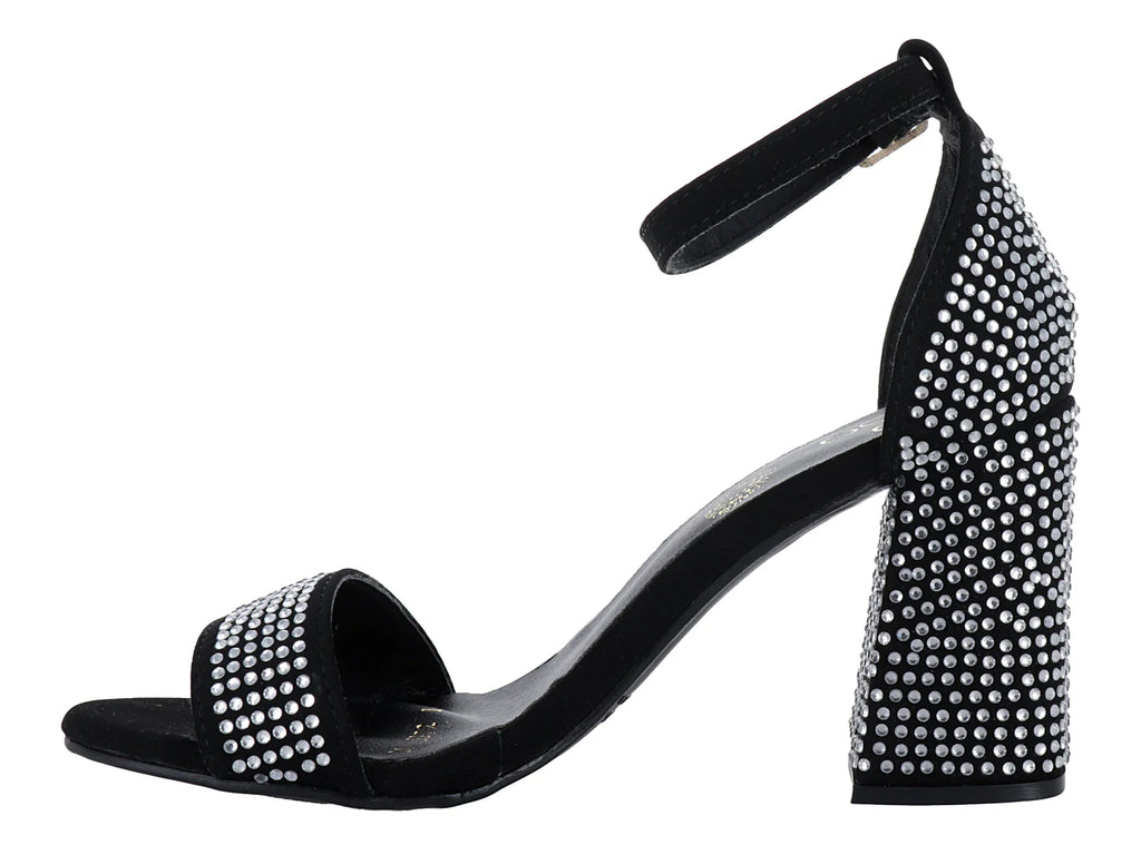 Sandalias Luna Rosa Negro para Mujer