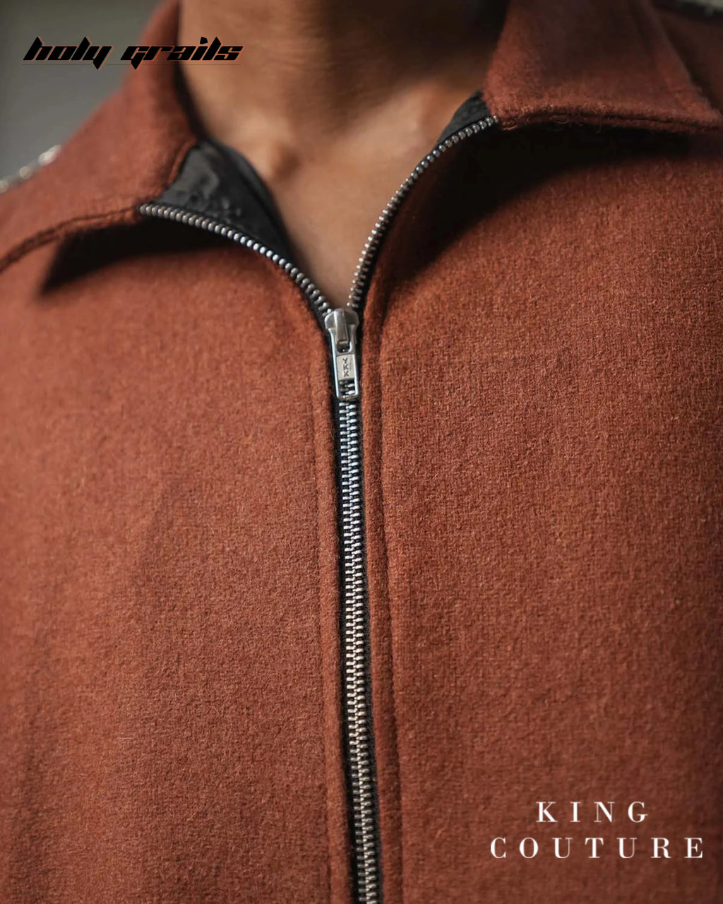 Terracotta Zipper Jacket HG x King Couture